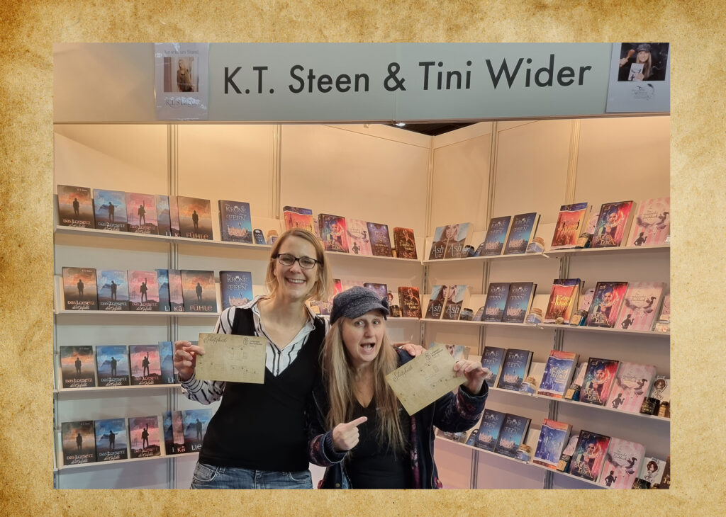 Tini Wider und K.T. Steen, Schatzsuche Leipziger Buchmesse