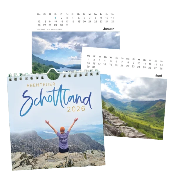 Postkartenkalender Schottland West Highland Way 2026