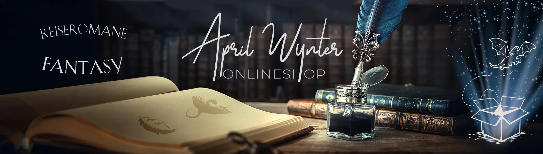 Banner Onlineshop April Wynter Fantasy und Reiseromane Banner Onlineshop April Wynter Fantasy und Reiseromane