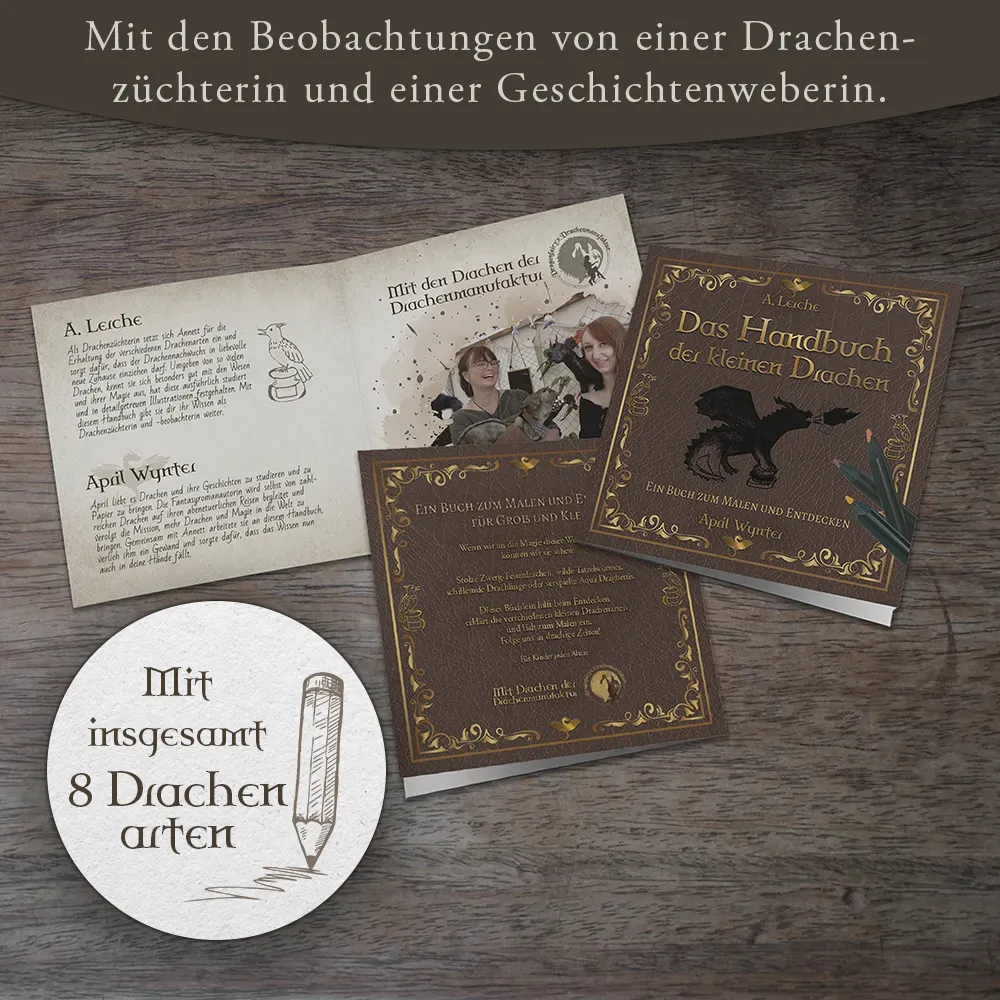 Tischplatte mit Malbuch